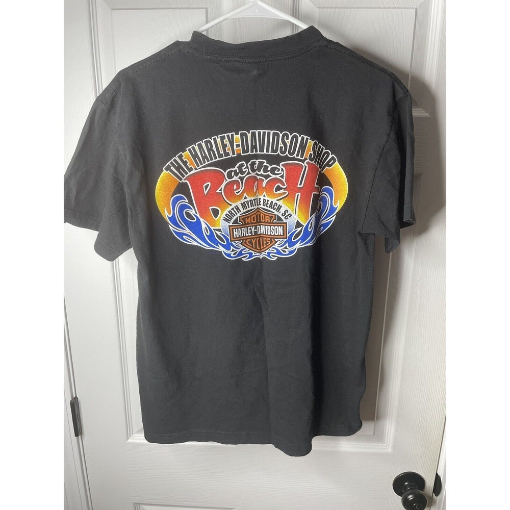 THE HARLEY-DAVIDSON SHOP I GOT MINE NORTH MYRTLE BEACH SC BLACK T-SHIRT MEDIUM